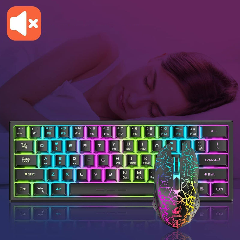 Rainbow Backlit Wireless Gaming Keyboard Mouse and Mat Combo Set_7