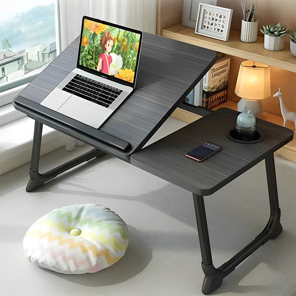 COMFEYA Adjustable Laptop Desk for Bed or Couch - Ergonomic Lap Desk with Cup Holder_3