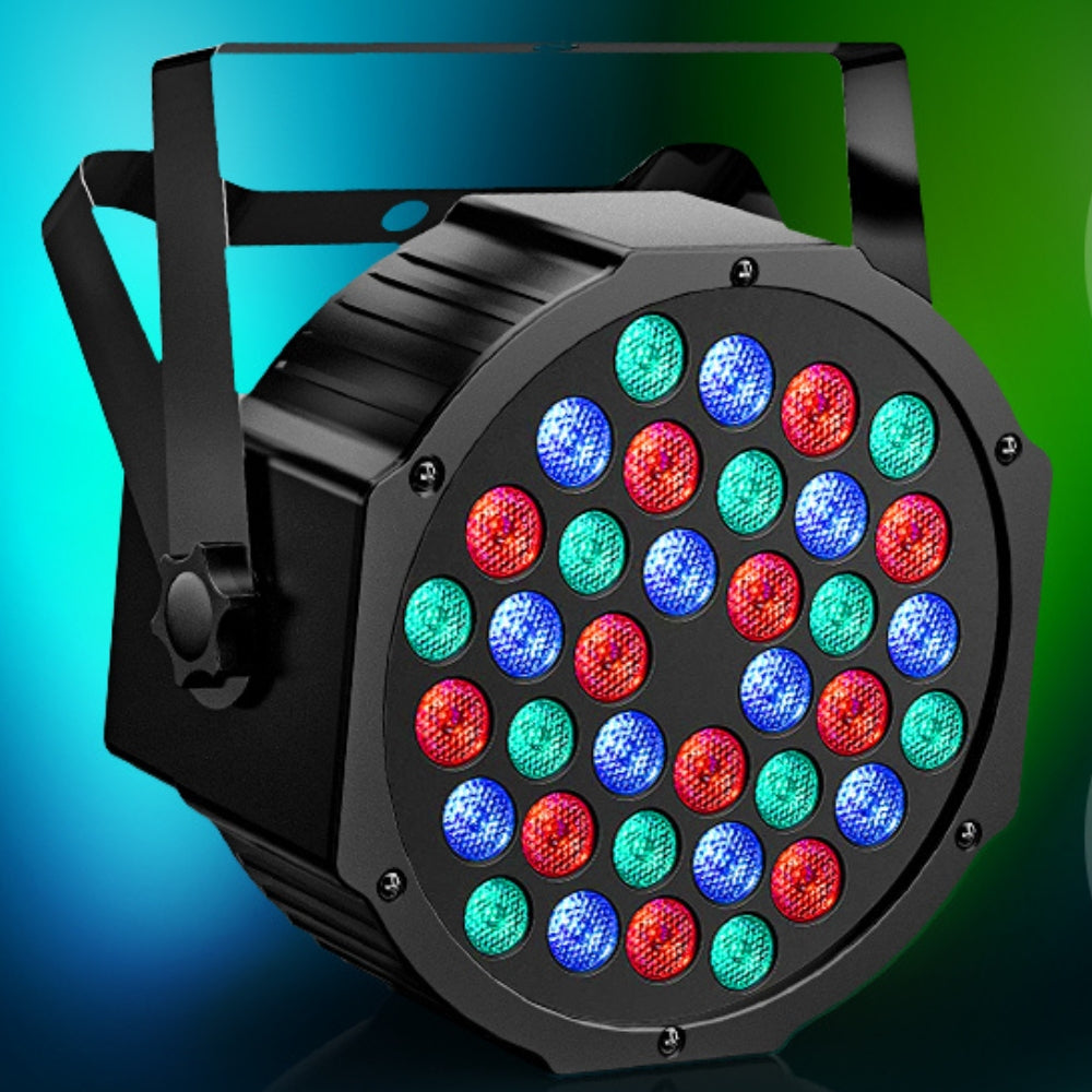 LED Par Light RGBW DMX Stage Flat Par Lighting Effect_2