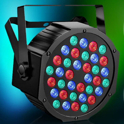 LED Par Light RGBW DMX Stage Flat Par Lighting Effect_2