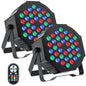 LED Par Light RGBW DMX Stage Flat Par Lighting Effect_0