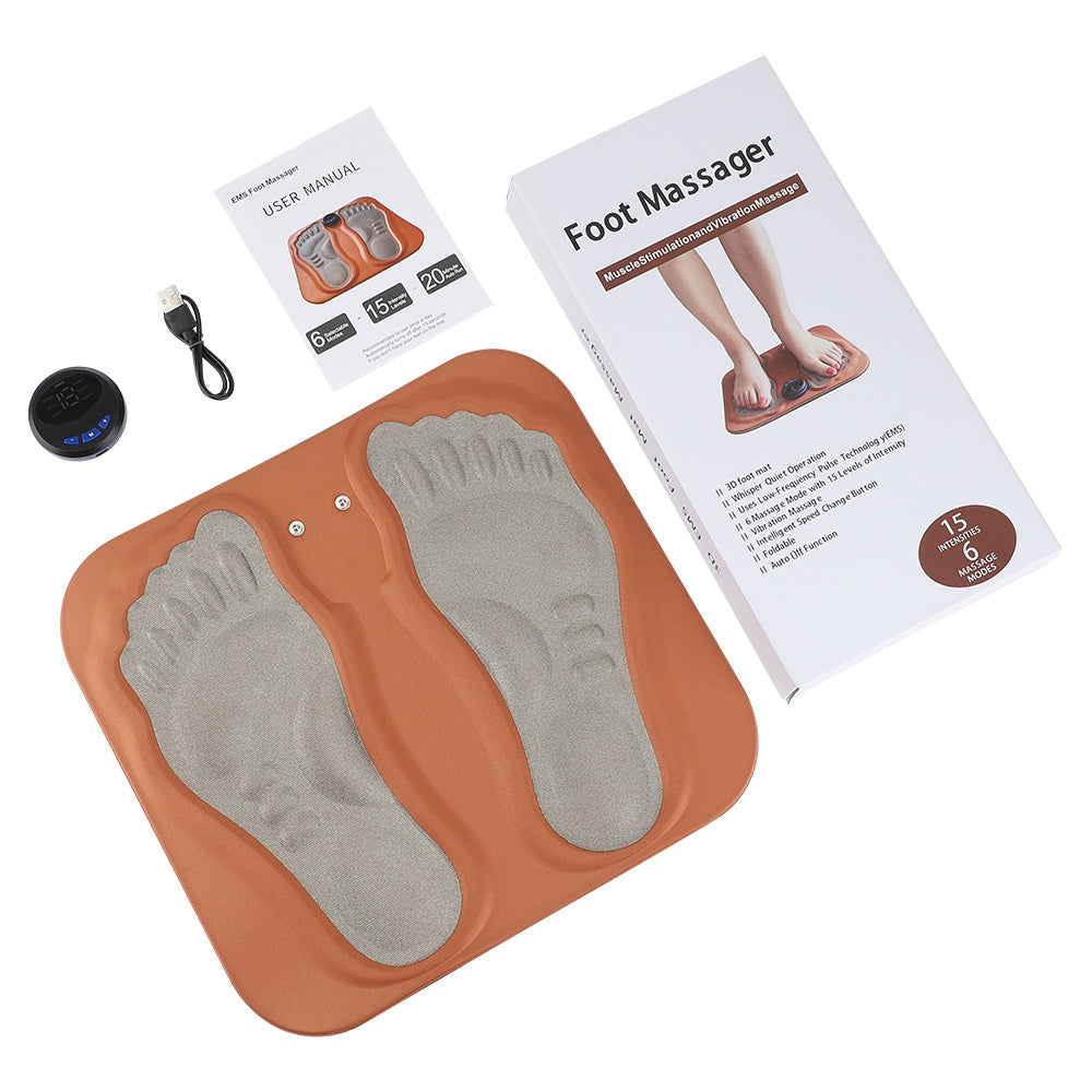 3D Smart Foot Massage Pad Feet Massager Rechargeable Foot Pad_3