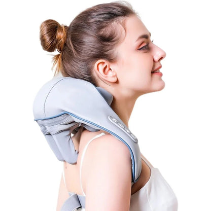 Smart Electric Portable Mini Massage Shawl for Neck and Trapezius_2