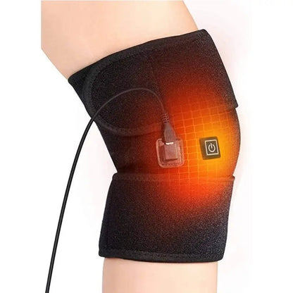 Electric Knee Heating Pad USB Heated Knee Brace Support_3