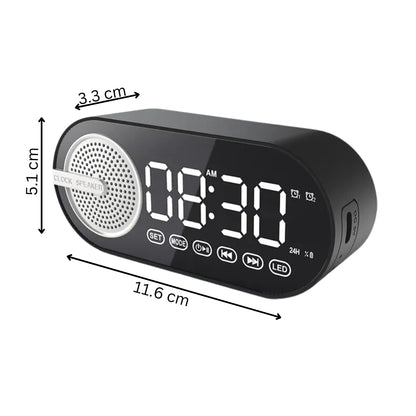 RGB Bluetooth Speaker Alarm Clock with TWS and Large Display_8