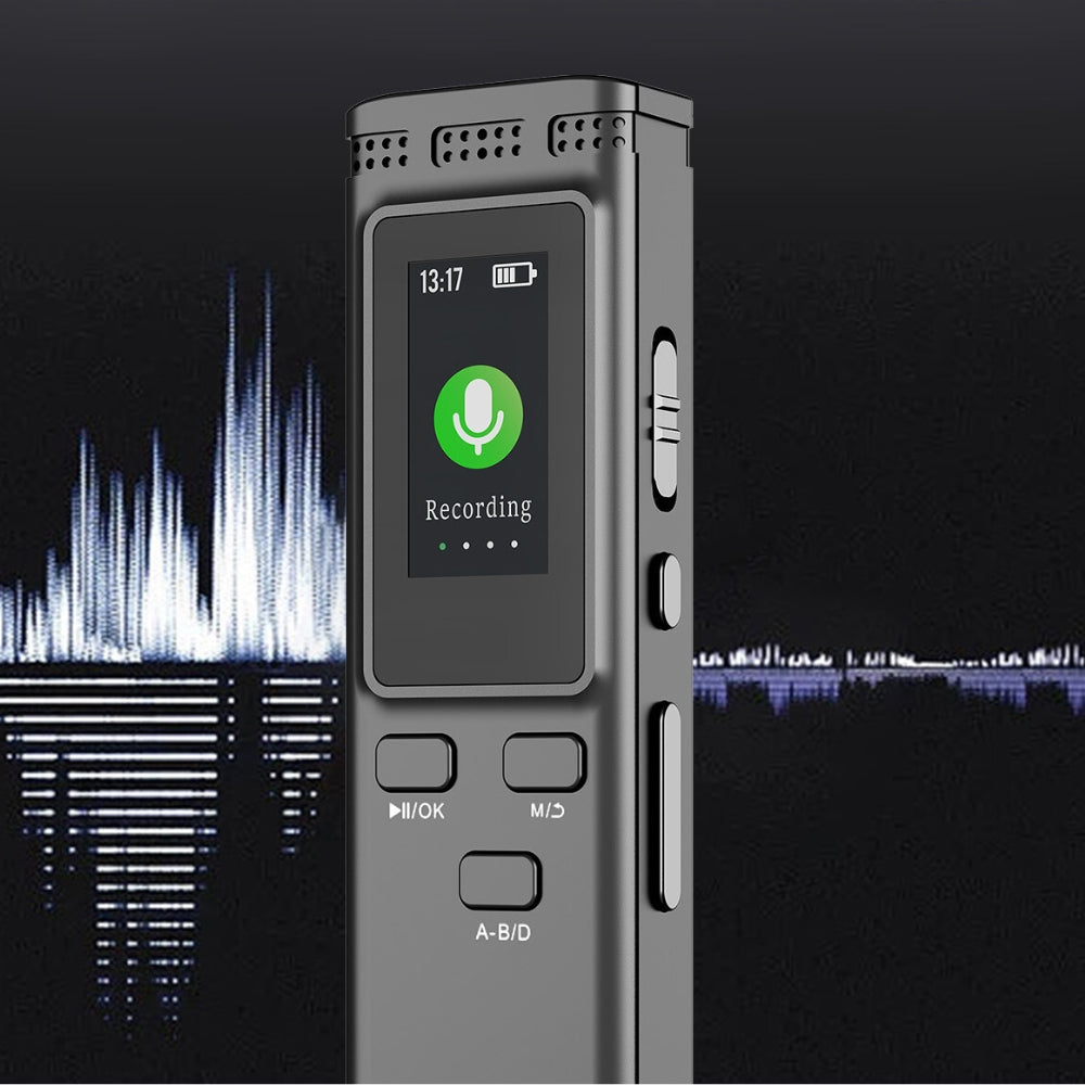 Digital Voice Recorder Voice Activated Audio Recording Noise Reduction with Playback_2