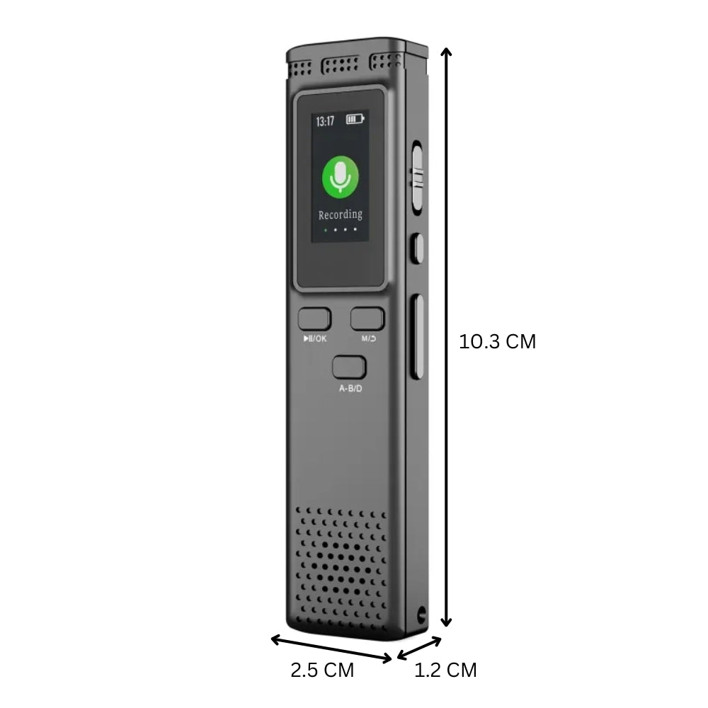 Digital Voice Recorder Voice Activated Audio Recording Noise Reduction with Playback_7