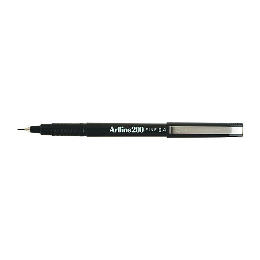 Artline 200 Fline Pen Blk Bx12