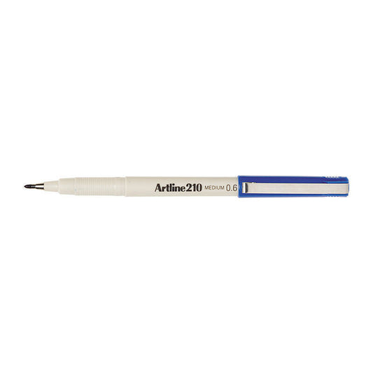 Artline 210 Pen 0.6mm Blu Bx12