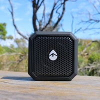 EcoPebble Lite 3-Watt Mini Waterproof Party Wireless Speaker Floating - Black  IP67