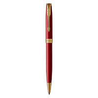 Parker Sonnet Red Lacq GT BP Parker Sonnet Red Lacquer Gold Trim Pen