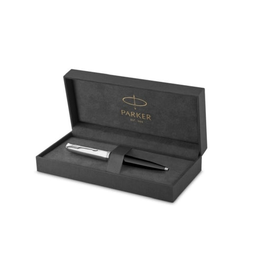 Parker 51 Black Resin CT BP PARKER 51 Ball Point Pen, Black with Chrome Trim, Black Ink, Medium Nib, Giftbox Included