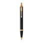 PARKER IM Black Gd Trm Ball Pen Md Blu