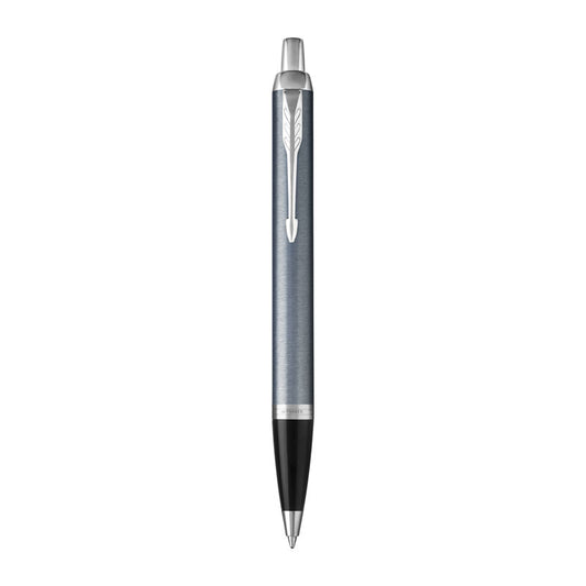 PARKER IM LtBl Grey Ball Pen Med Tip