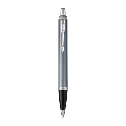 PARKER IM LtBl Grey Ball Pen Med Tip