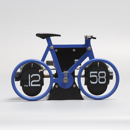 Creative Bicycle Flip Clock Household Desk Decorative Seat Clock