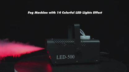 500W Fogger Stage RGB LED Effect DJ Smoke Machine Disco Wedding Fogger Machine Stage lights